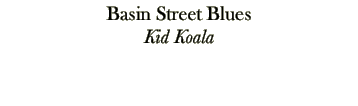 Basin Street Blues